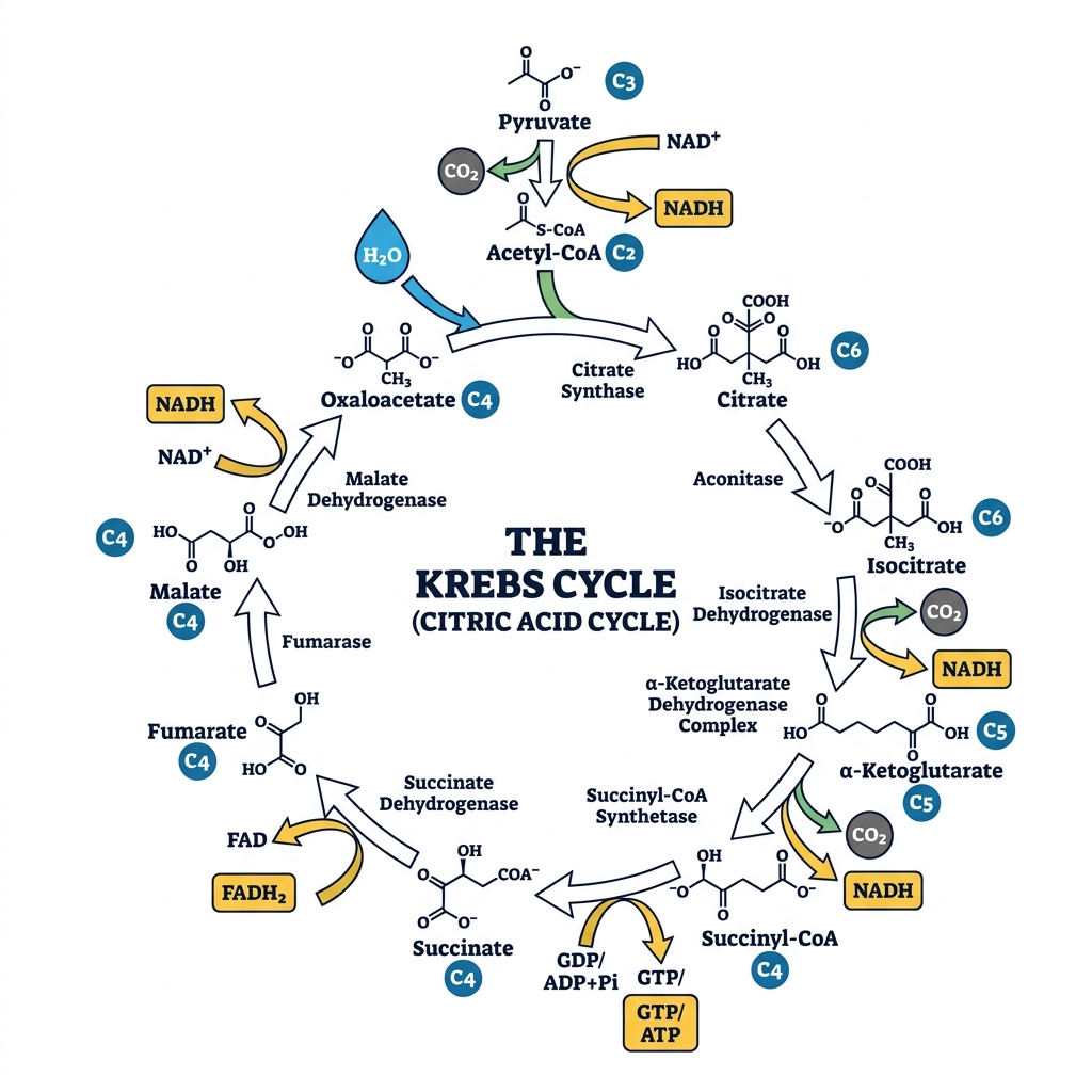 Krebs Cycle Diagram